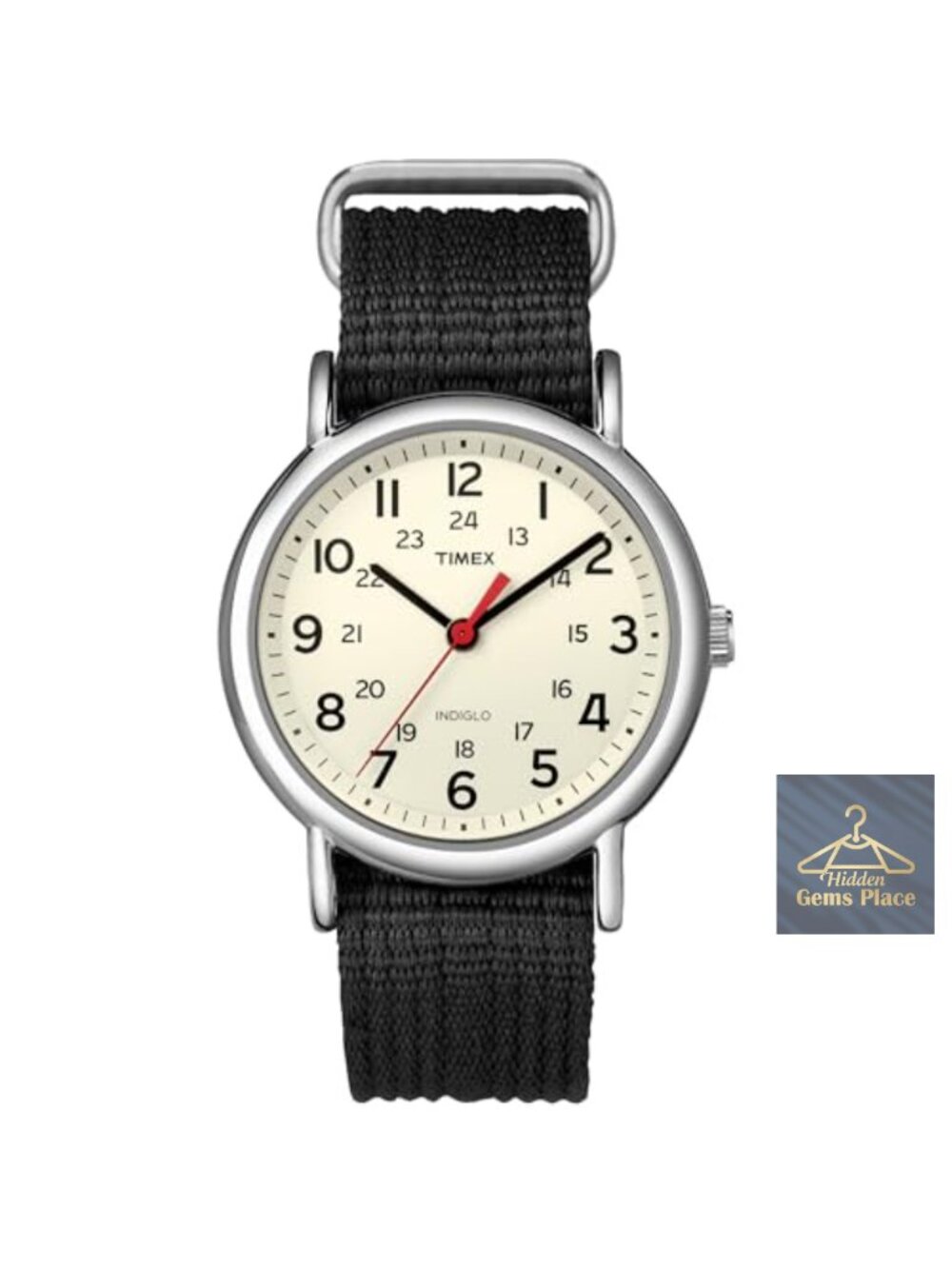 Timex Weekender 38mm Unisex Analog Watch INDIGLO Backlight Nylon Strap